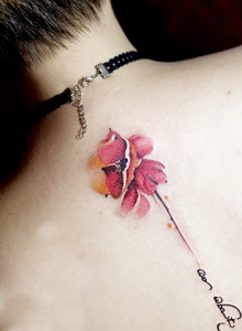 最受女生欢迎的简单植物小花朵纹身图案大全