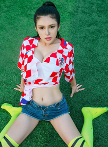 爱尤物性感足球宝贝龚诗琪丰满巨乳身姿撩人写真图片
