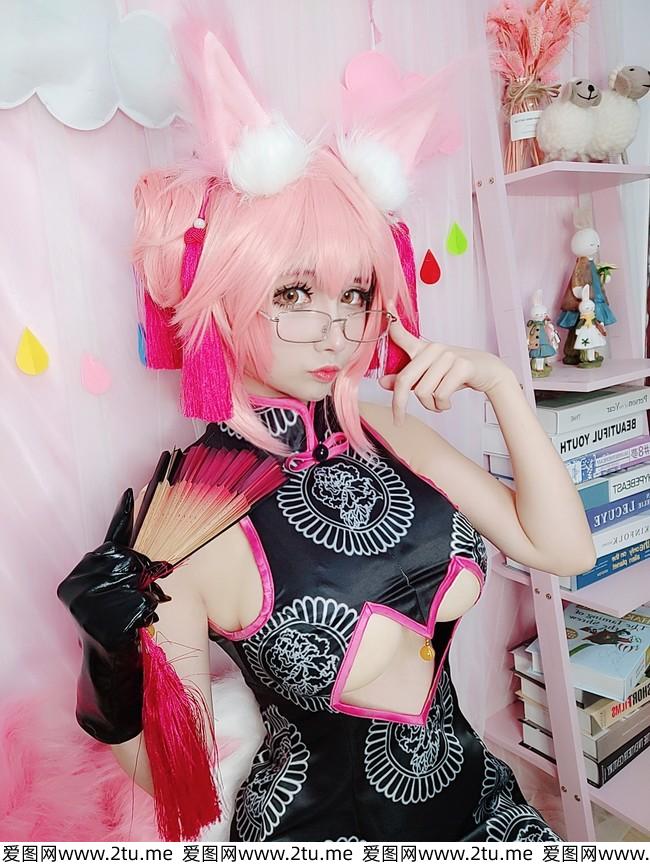 二次元巨乳萌妹rioko凉凉子王者荣耀妲己cosplay福利