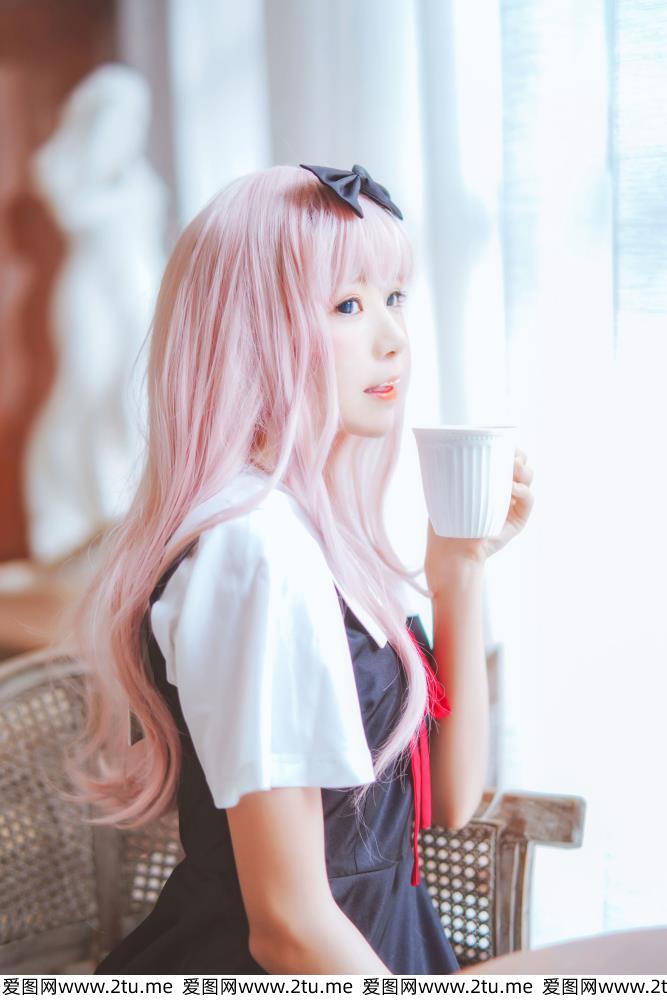 [coser]桜桃喵cosplay藤原千花 - 萌娘可爱萝莉美女写真套图